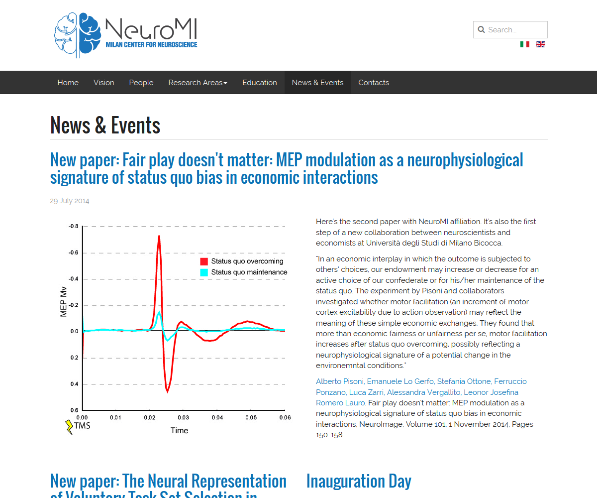 NeuroMi - News & Events